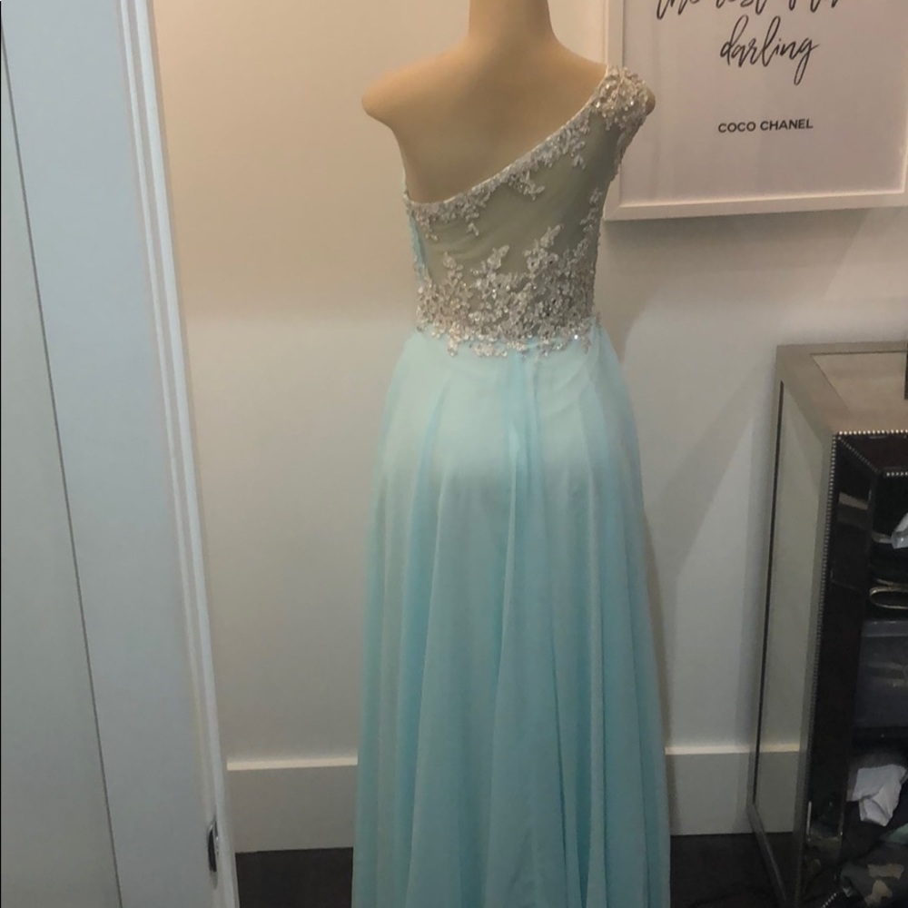 Custom Gown Worn Once For Appearance Euc - image 4